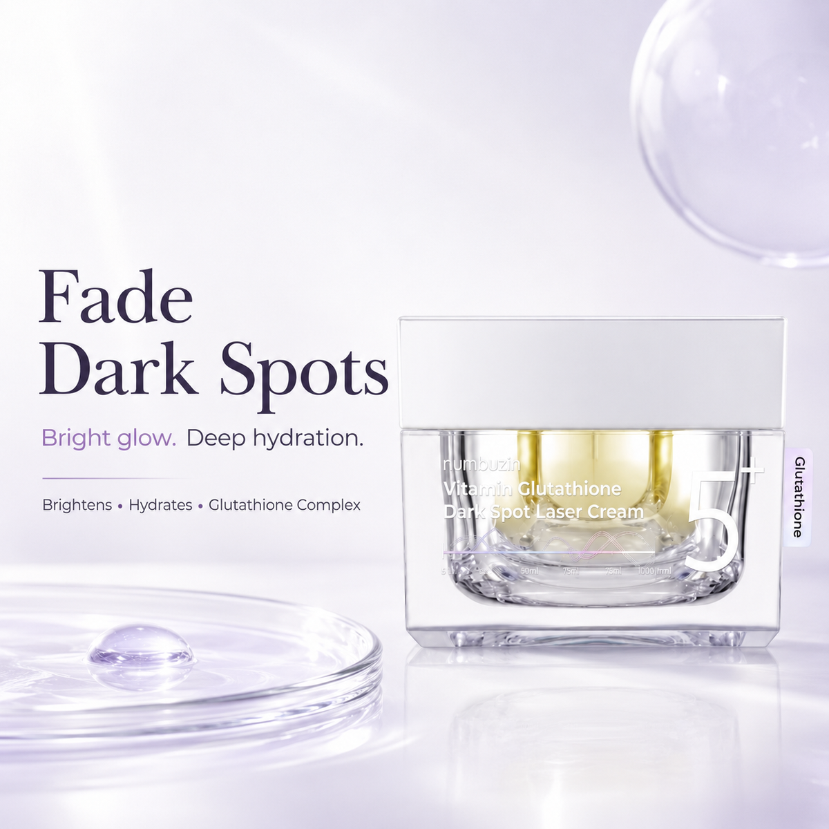 Numbuzin No.5 Vitamin Glutathione Dark Spot Laser Cream