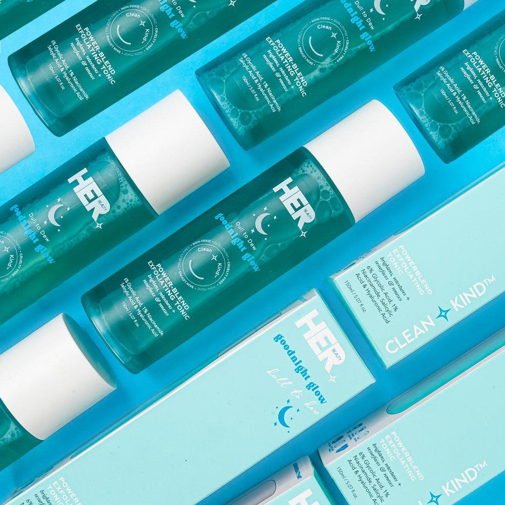 Her Beauty Goodnight Glow Power-Blend Exfoliating Tonic 150ml