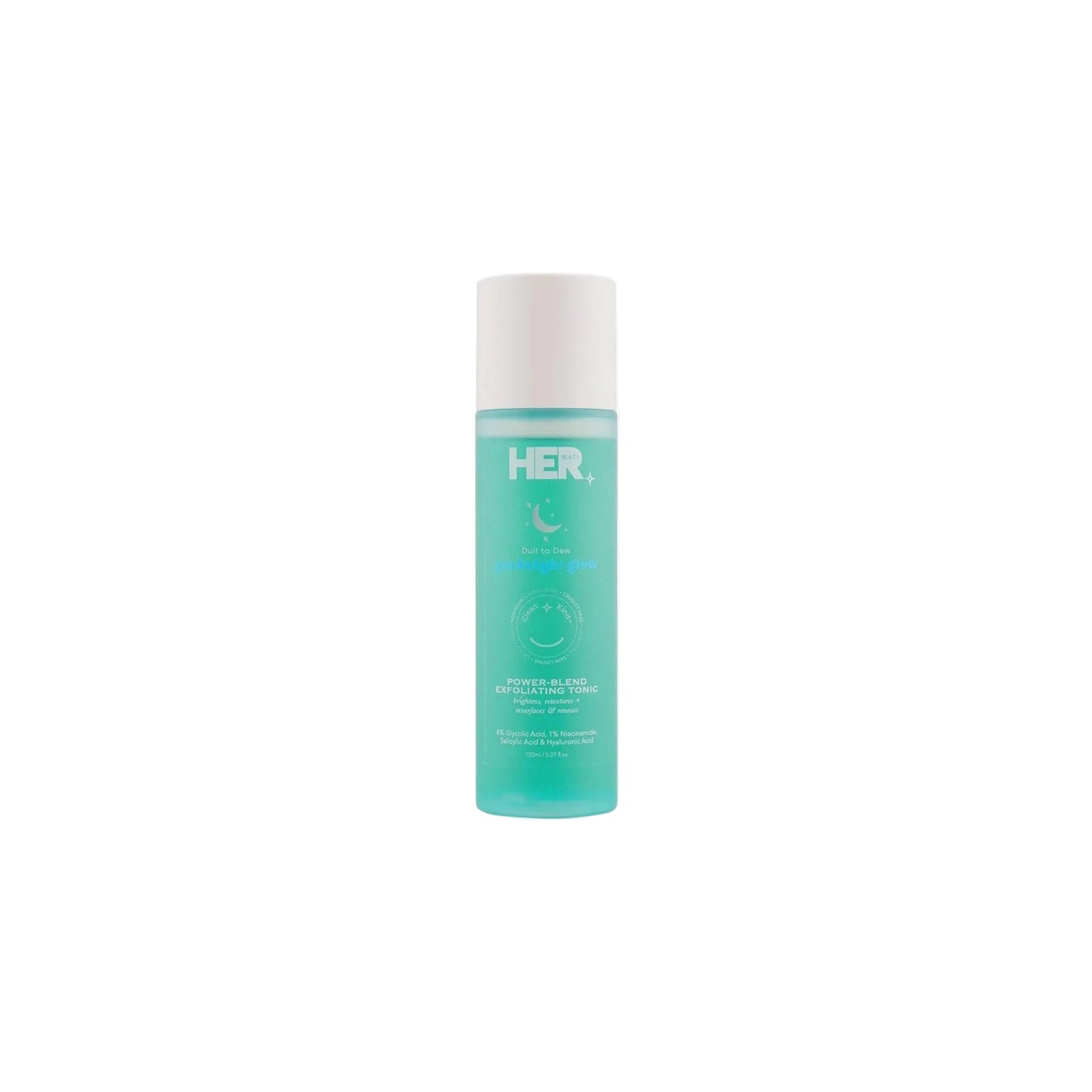 Her Beauty Goodnight Glow Power-Blend Exfoliating Tonic 150ml