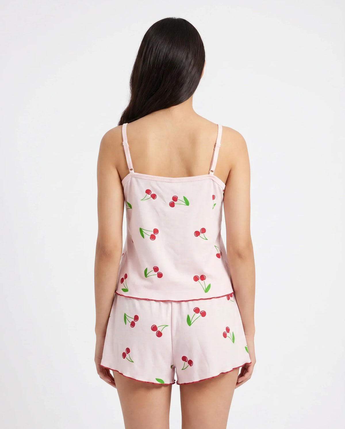 Sajiero Cami Set Cherry Breeze Pink