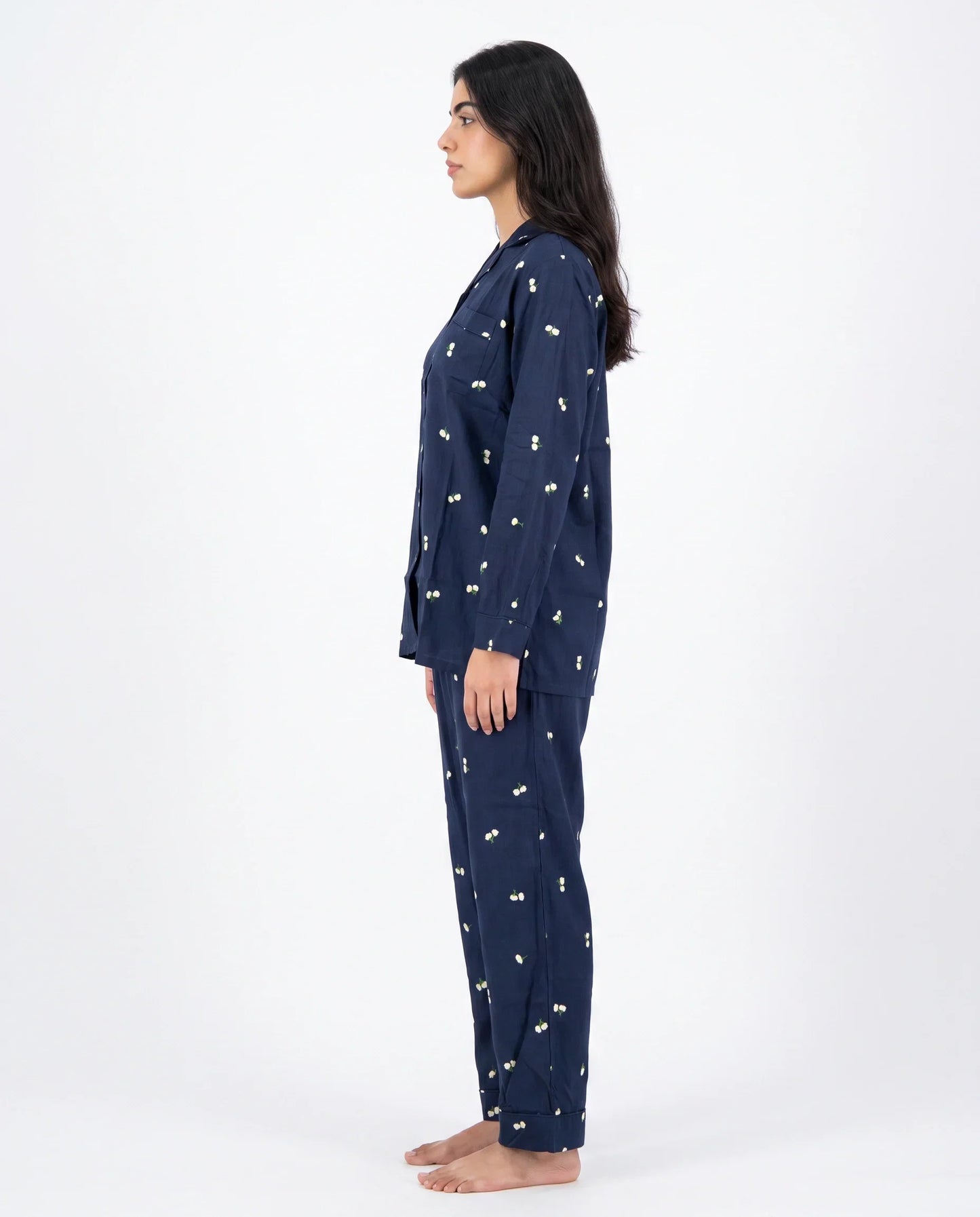Sajiero Linen PJ Set Jasmine