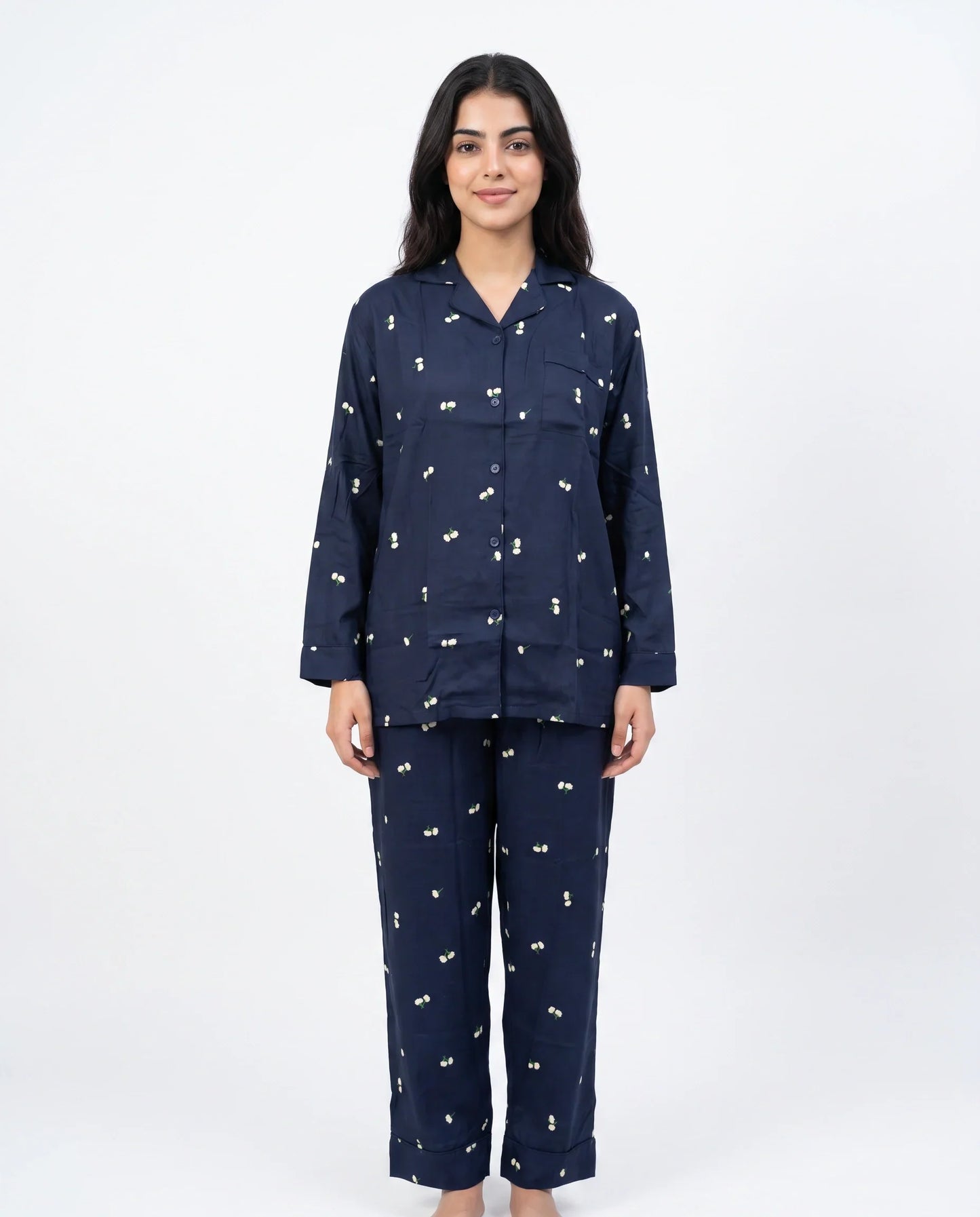 Sajiero Linen PJ Set Jasmine