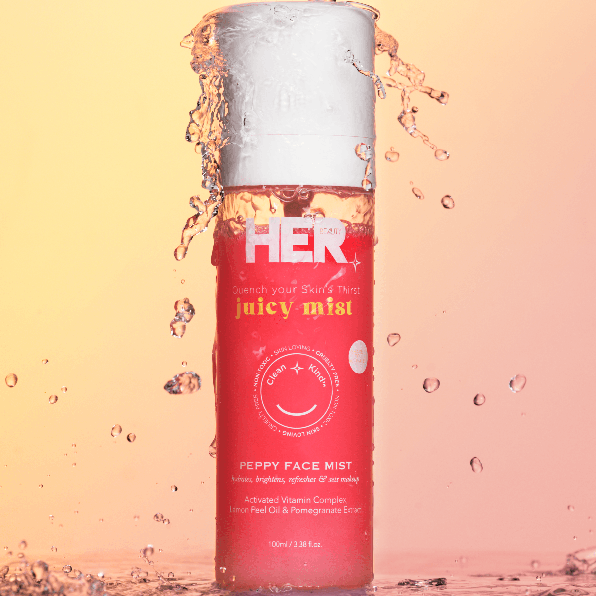 Her Beauty Juicy Mist Peppy Face Mist 100ml