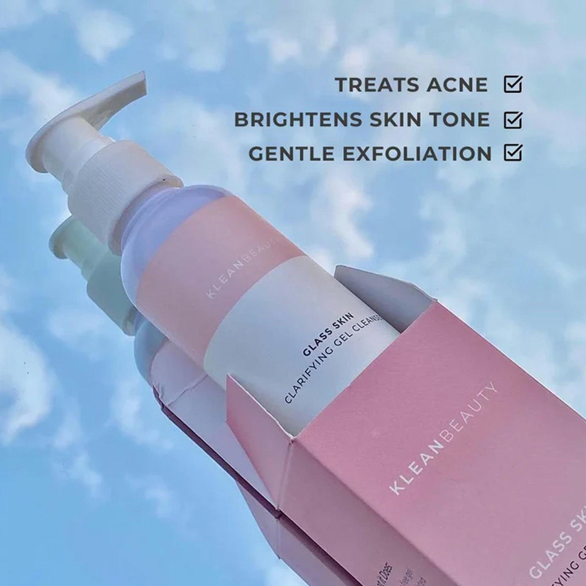 Klean Beauty Glass Skin Clarifying Gel Cleanser