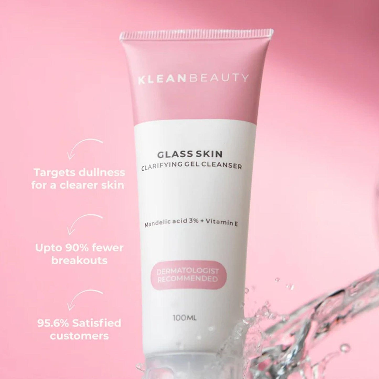 Klean Beauty Glass Skin Clarifying Gel Cleanser
