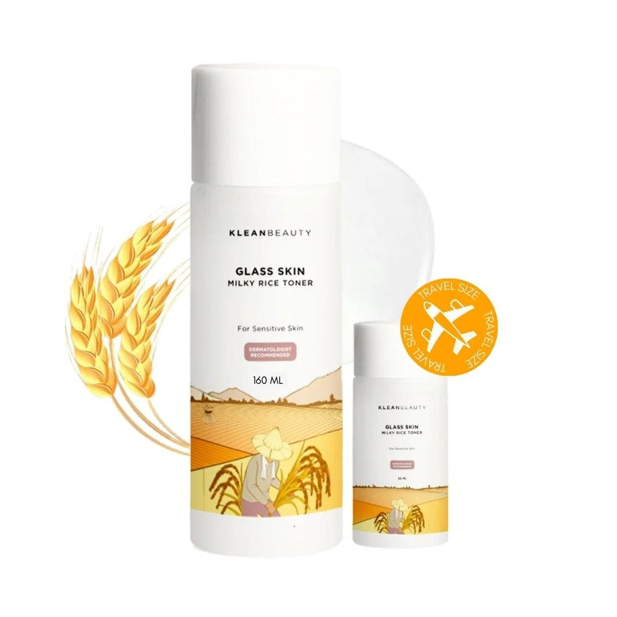 Klean Beauty Glass Skin Milky Rice Toner