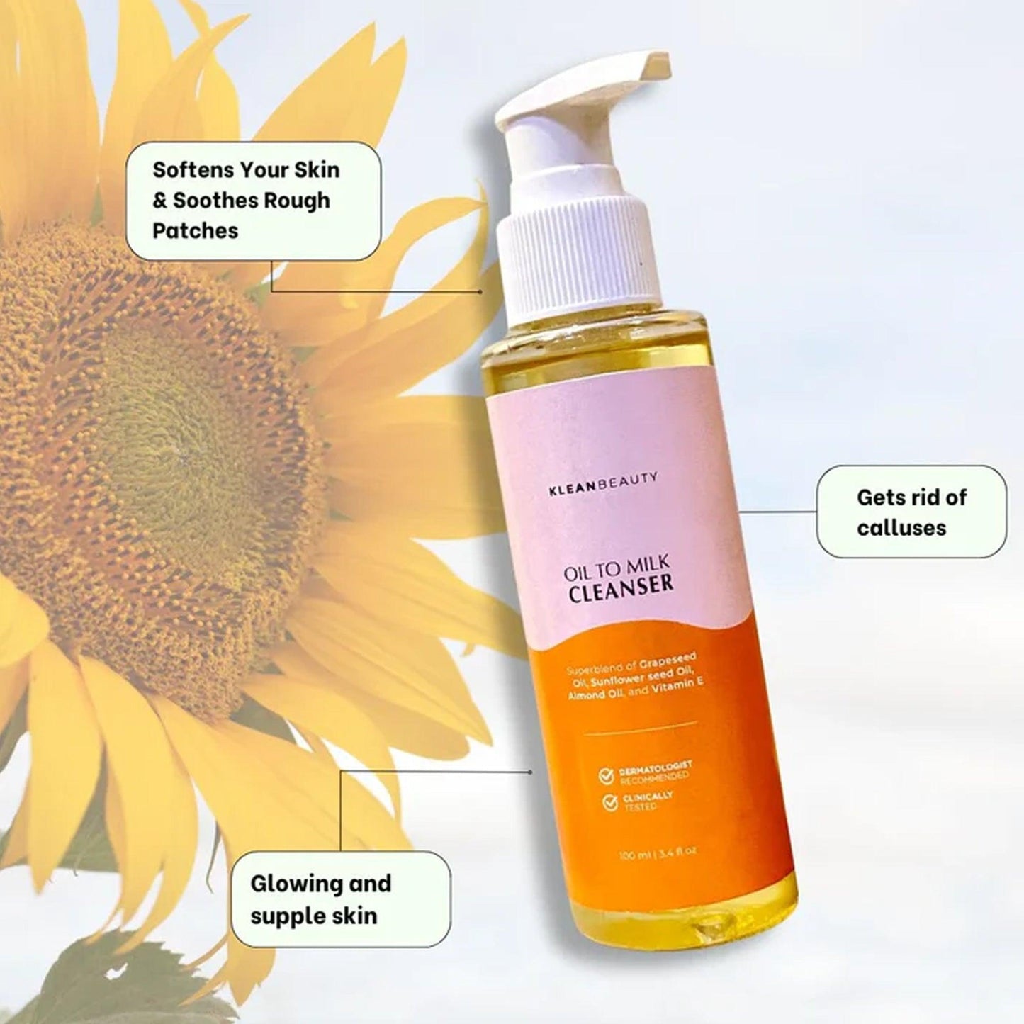 Klean Beauty Oil To Milk Cleanser