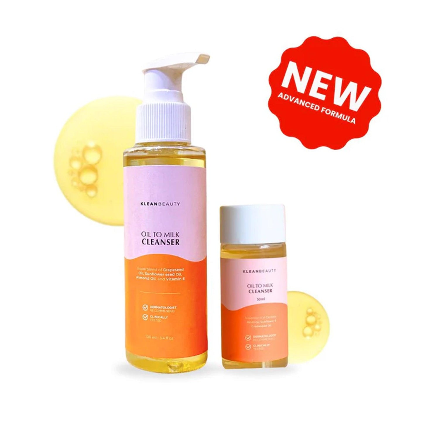Klean Beauty Oil To Milk Cleanser