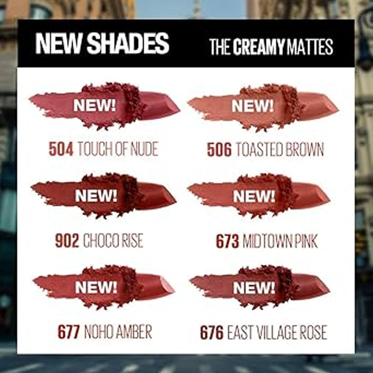 Maybelline Color Sensational The Creamy Mattes Lipstick 3.9gm