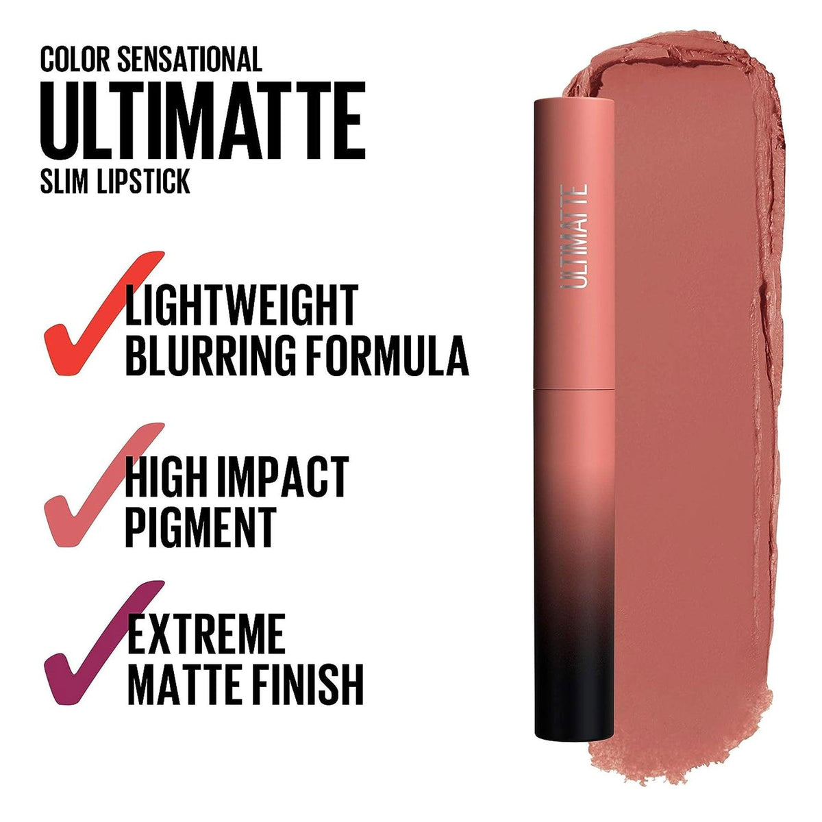 Maybelline Color Sensational Ultimatte Slim Matte Lipstick 1.7gm