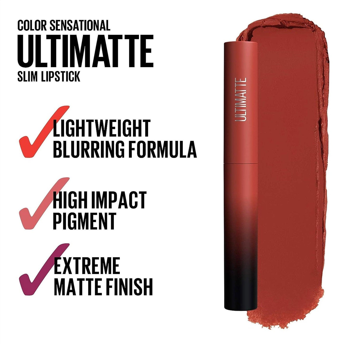 Maybelline Color Sensational Ultimatte Slim Matte Lipstick 1.7gm
