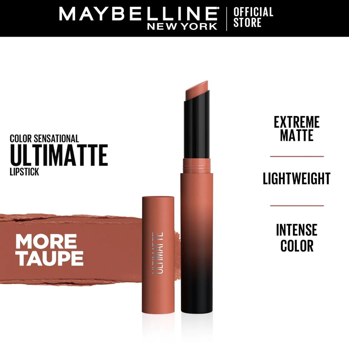 Maybelline Color Sensational Ultimatte Slim Matte Lipstick 1.7gm