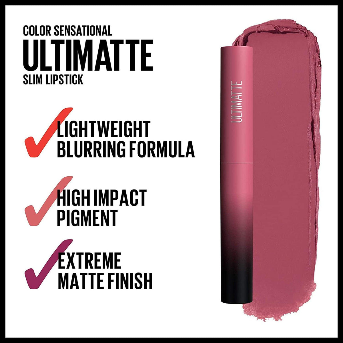 Maybelline Color Sensational Ultimatte Slim Matte Lipstick 1.7gm