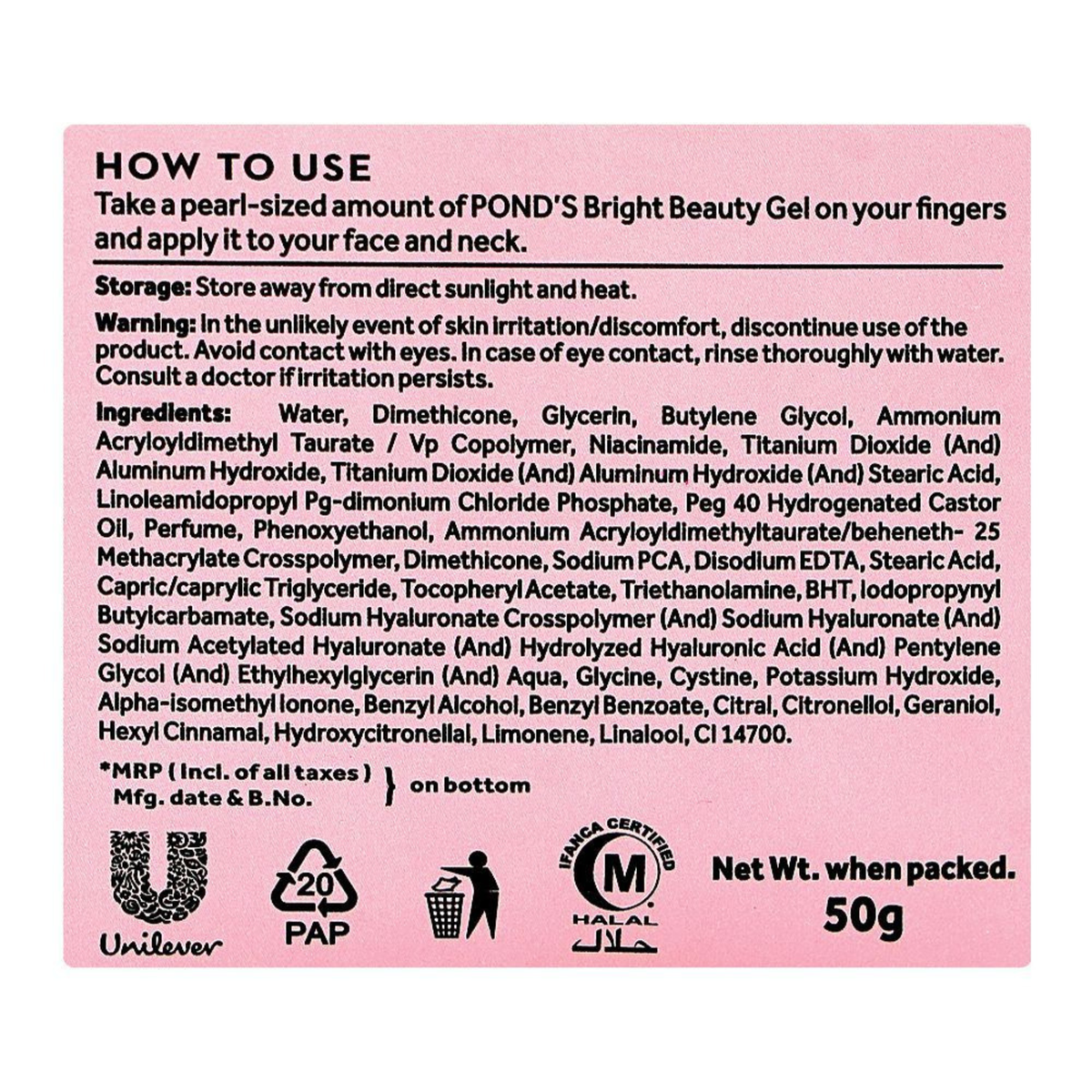 Ponds Bright Beauty Gluta Niacinamide Complex Gel