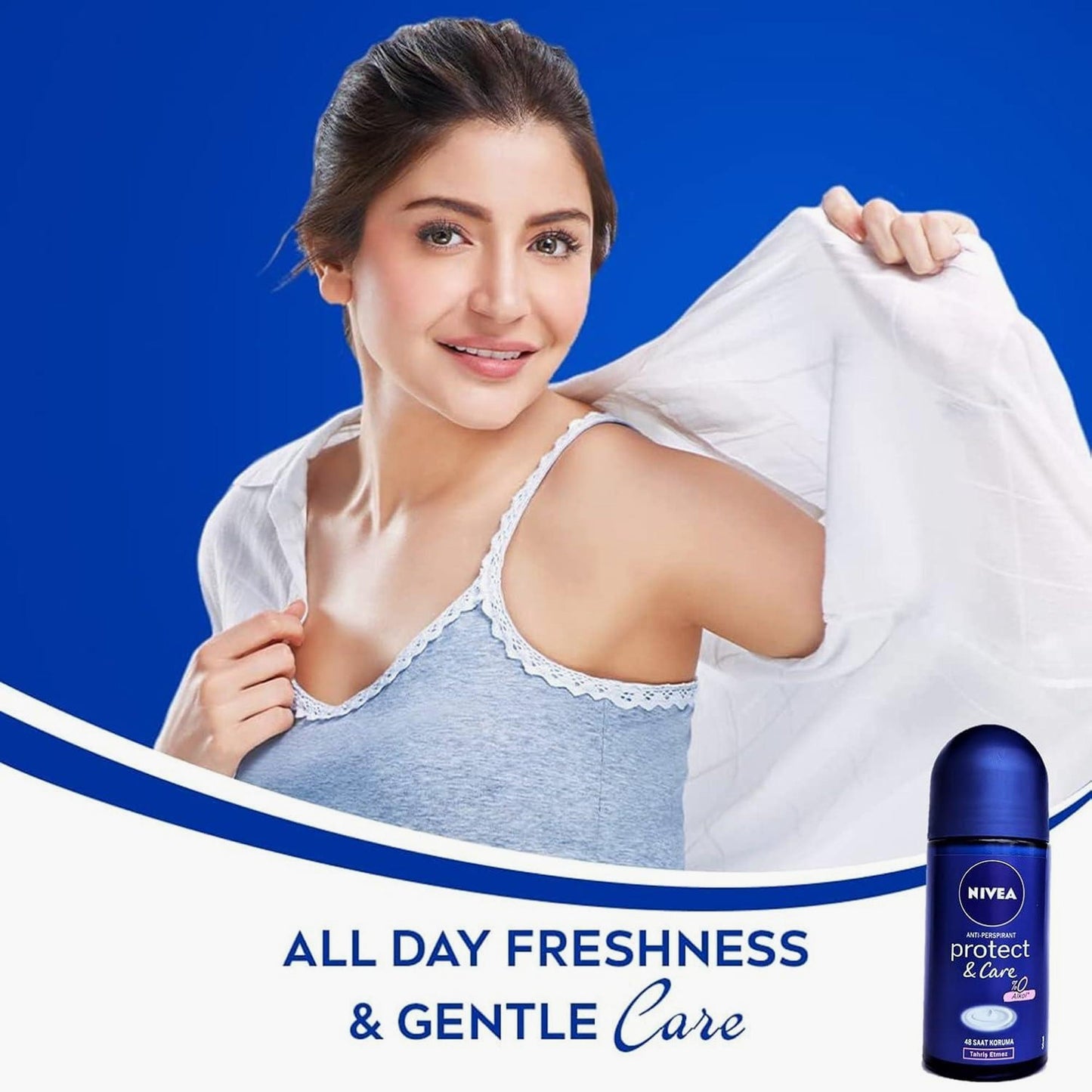 Nivea 48H Protect & Care Anti-Perspirant Roll On For Women 50ml