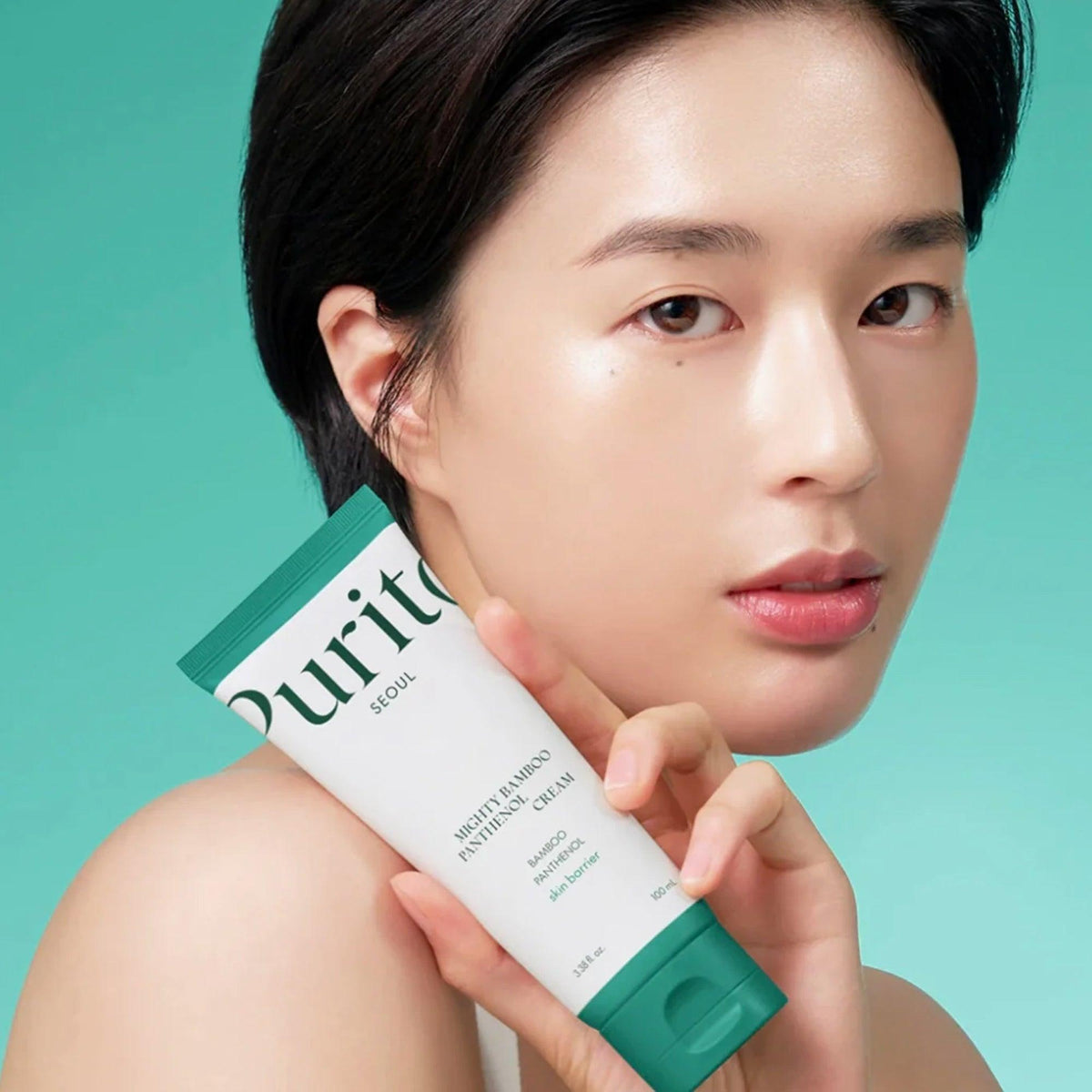 Purito Seoul Mighty Bamboo Panthenol Moisturizing Facial Cleanser + Cream