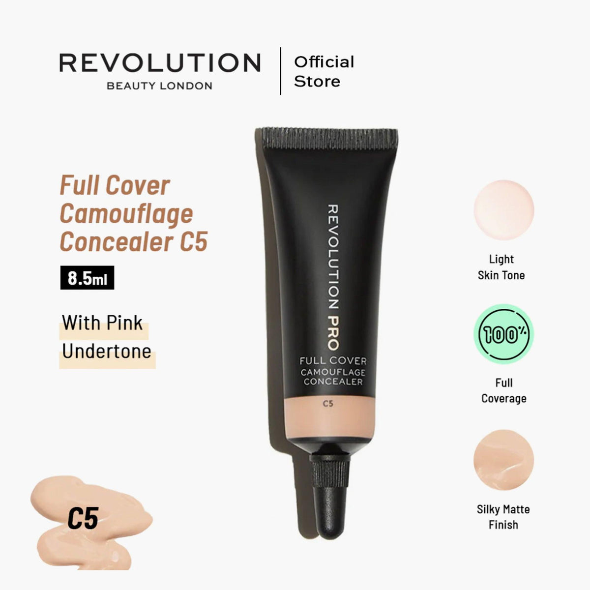 Revolution Pro Full Cover Camouflage Concealer C5 8.5ml