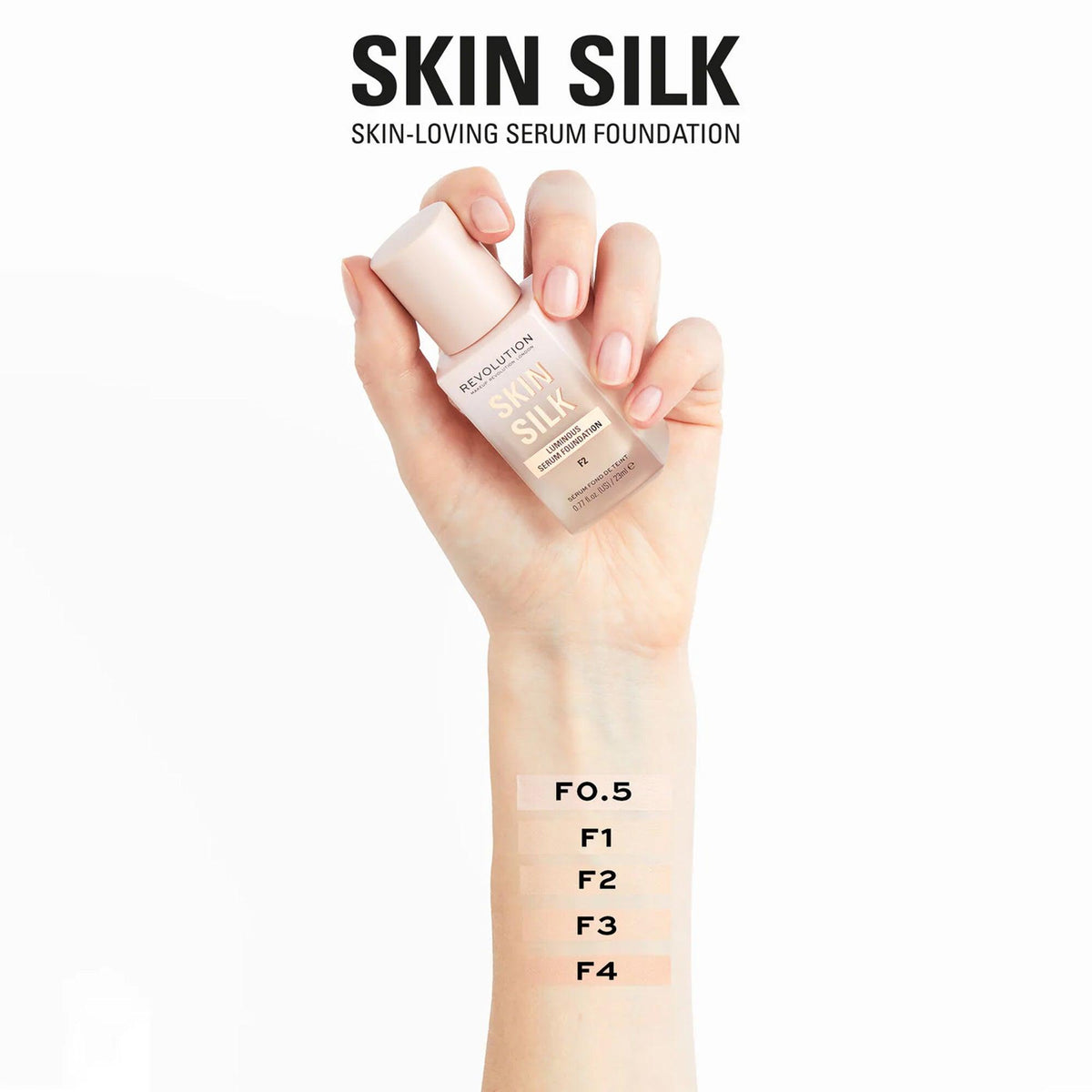Revolution Skin Silk Luminous Serum Foundation 23ml