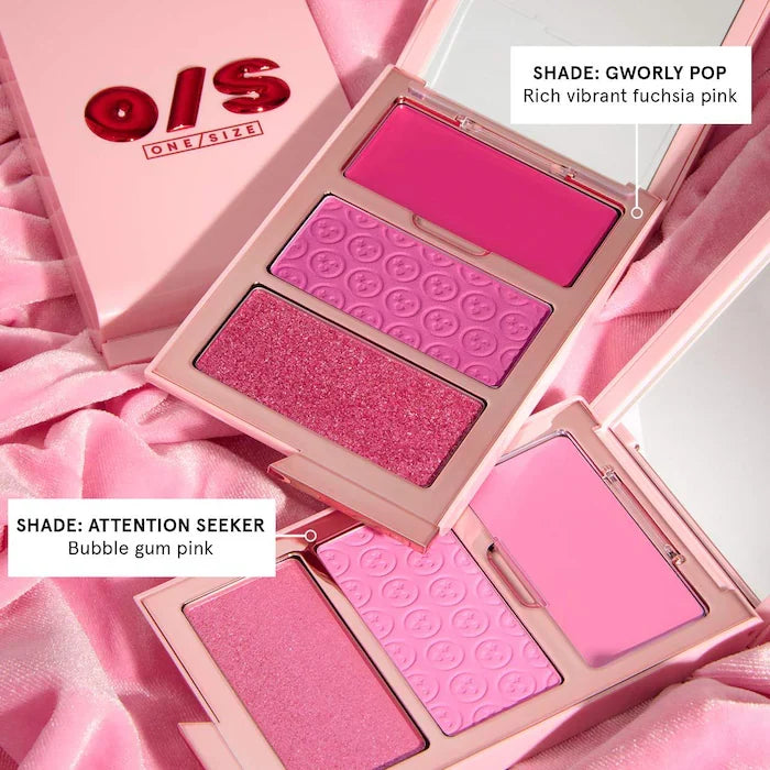 One Size Cheek Clapper 3D Blush Trio Palette 11gm