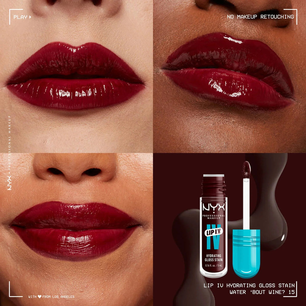NYX Lip IV Hydrating Gloss Stain 5ml